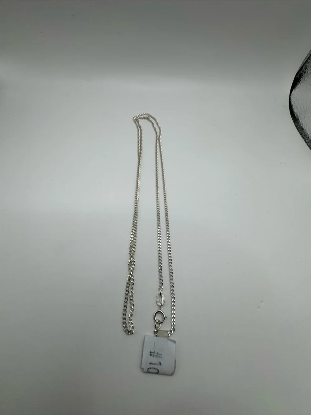 S925 silver cuban chain 1.5mm
